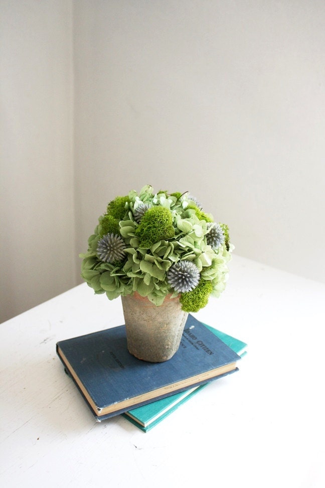 NEW- Jade Garden- dried flower arrangement