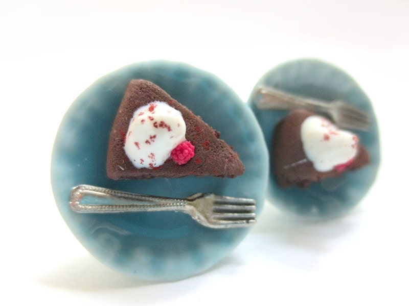Chocolate Brownie Cuff Links