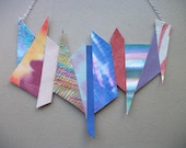 Abstract Shapes Pastels Necklace