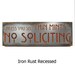 Thin Mints No Soliciting Sign, Thin Mint Cookies, Girl Scouts, No Solicitors, 12" W x 4" H made in USA