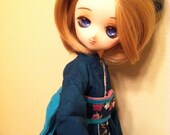 Forest Green Sakura Wa-Loli Kimono for MDD Mini Dollfie Dream and MSD