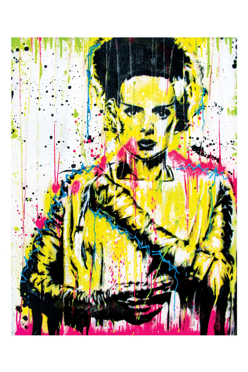Bride of Frankenstein - 12 x 18 High Quality Art Print