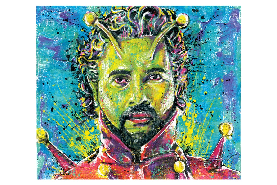 The Flaming Lips Wayne Coyne - There's Life on Mars - 18 x 12 High Quality Art Print