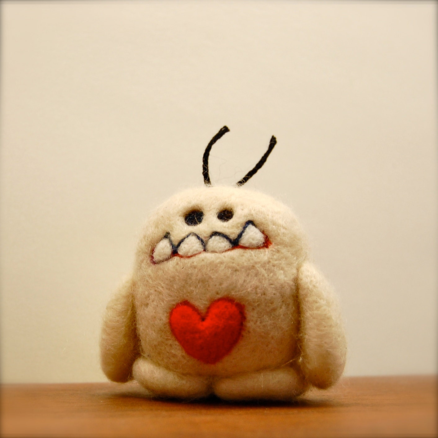 Deluxe Cashmere Yeti Love Monster Egg WOOLY Ready to Ship