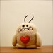 Deluxe Cashmere Yeti Love Monster Egg WOOLY Ready to Ship
