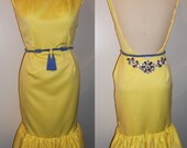 Bridesmaid Dress, Marie Antoinette Inspired, Fitted with low back