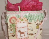 Gift Bag/Little Girl's Play Purse - Handmade From Recycled Box