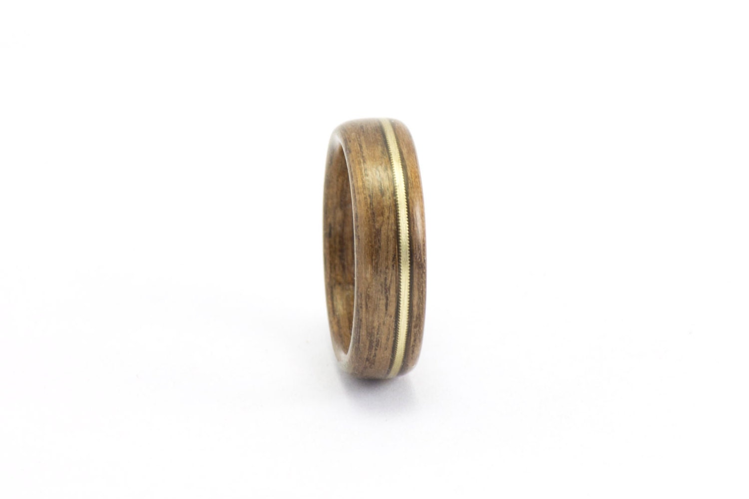 Wood and Acoustic Guitar String, The Man's Ring - Unplugged