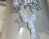 Barefoot Sandals White Butterflies
