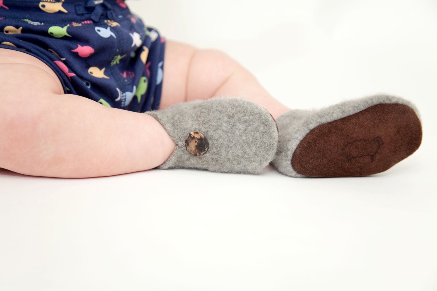 Toddler Shoes, Wool Baby Slippers, Eco Friendly, size 0-12, 6-18, 12-24 months, It's Winter Here