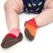 Baby Shoes, Toddler Slippers, Eco Friendly, size 0-12, 6-18 months, Miss Muffet