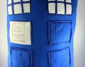 Dr. Who Inspired Tardis Body Pillow - Made to Order