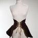 Doctor Who 10th Tennant Inspired Pinstripe Cincher Skirt S/M Made To Order