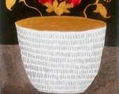 This Bowl is Full of Abundance, hand detailed limited edition print 3/50 by Rowena Murillo