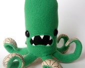 Octopod in Green and Beige