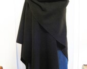 Classic 100% Italian Cashmere Ruana Wrap Cape