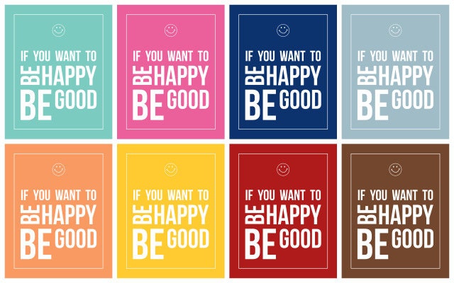 If you want to be Happy - Instant Download