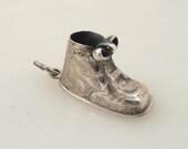 Vintage Sterling Itty Bitty Shoe Charm