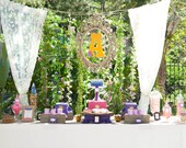 DIY Printable Rapunzel Party Decorations - Tangled Birthday Party Printables