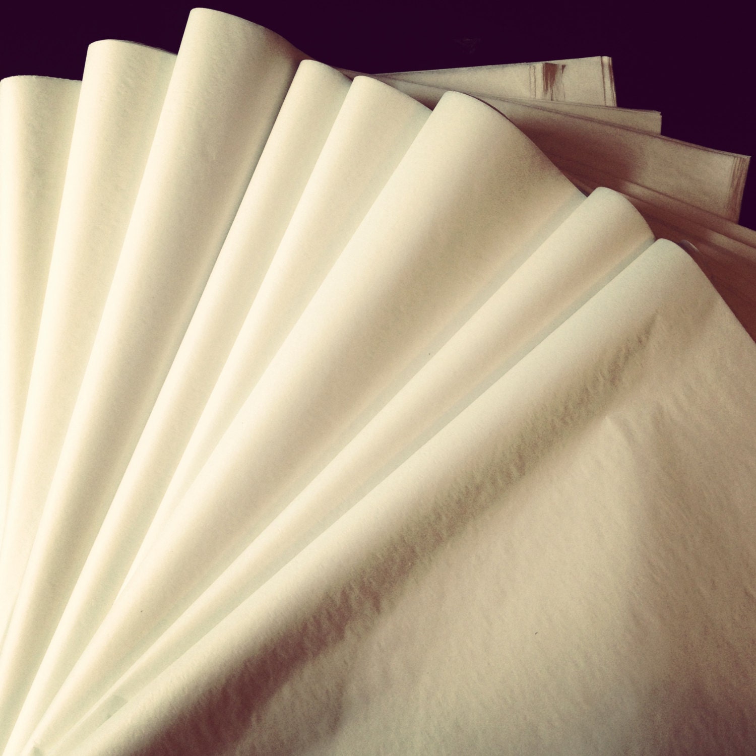 Ivory or Bright White Tissue Paper ... 50 Sheets // gift wrapping // craft supply // packaging // diy Il_170x135