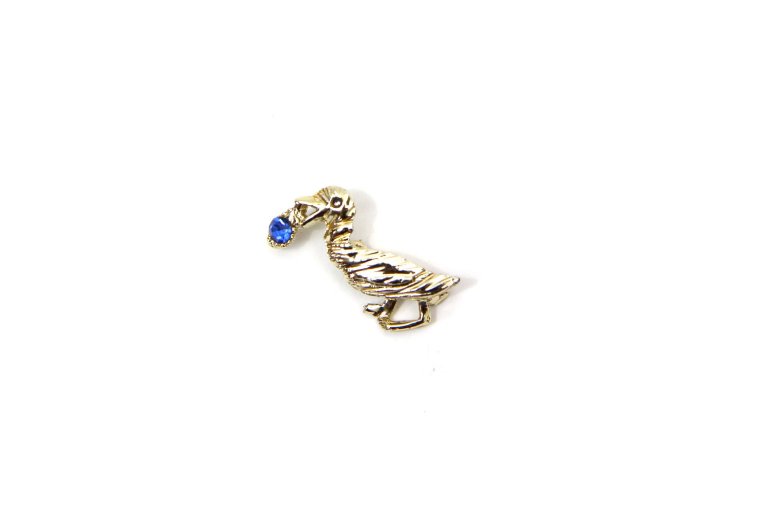 Vintage Small Duck Figural Brooch
