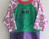 Upcycled Girls Shirt - size 4/5