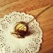 fleurish flower puff brass locket golden necklace