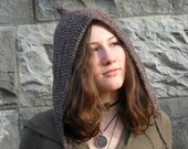 Crochet Pattern for Pixie Woodland Hood Pointy Hood Women teen