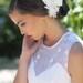 VALENTINA Bridal Headpiece, Flower Headpiece, Wedding Flower Comb