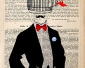 LOST IDEA Giclee Print mixed Media Acrylic Painting
