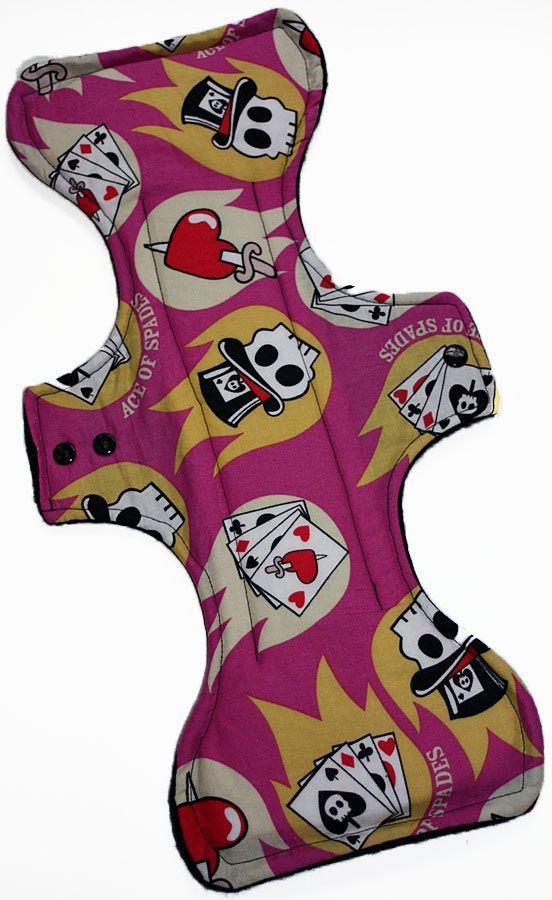 Ace of Spades Reusable Cloth Goddess XL/Postpartum Pad