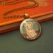 Photo Jewelry Glass Pendant Gift Girl, Girl Necklace, Art Pendant Necklace, Jewelry Girls, Whimsical, Alice In Wonderland - Alice