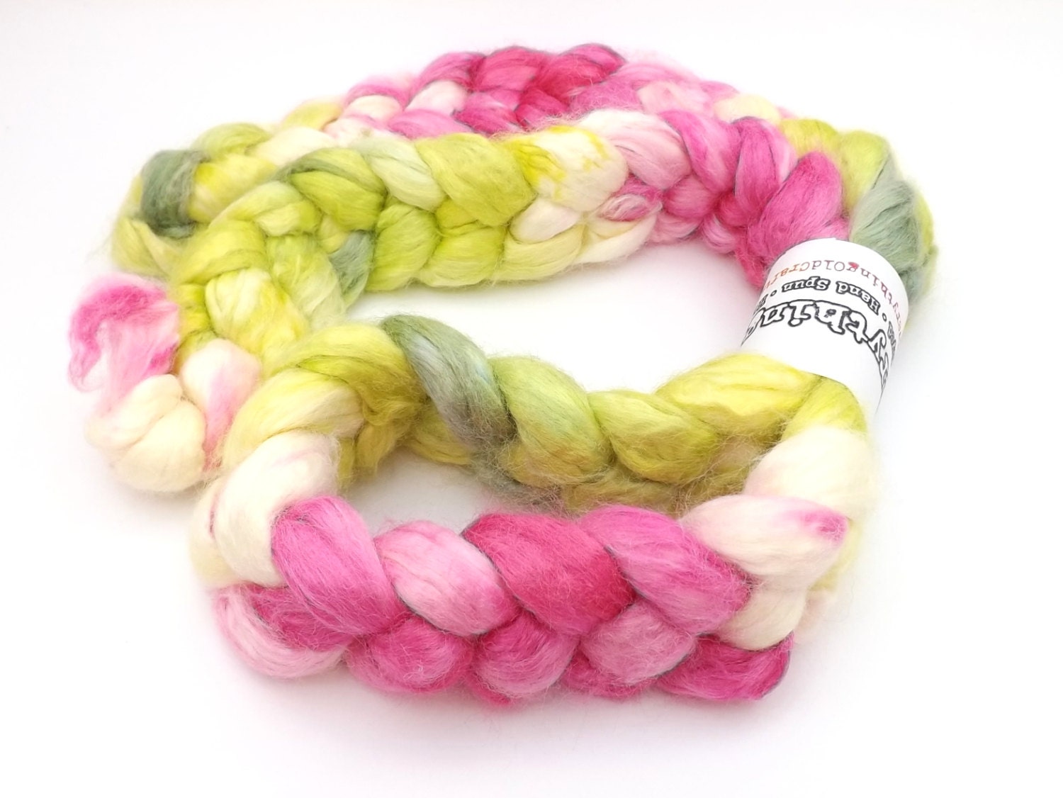 Soysilk Top (roving) Vegan Fibre for Spinning - 4.2oz - Dragonfruit