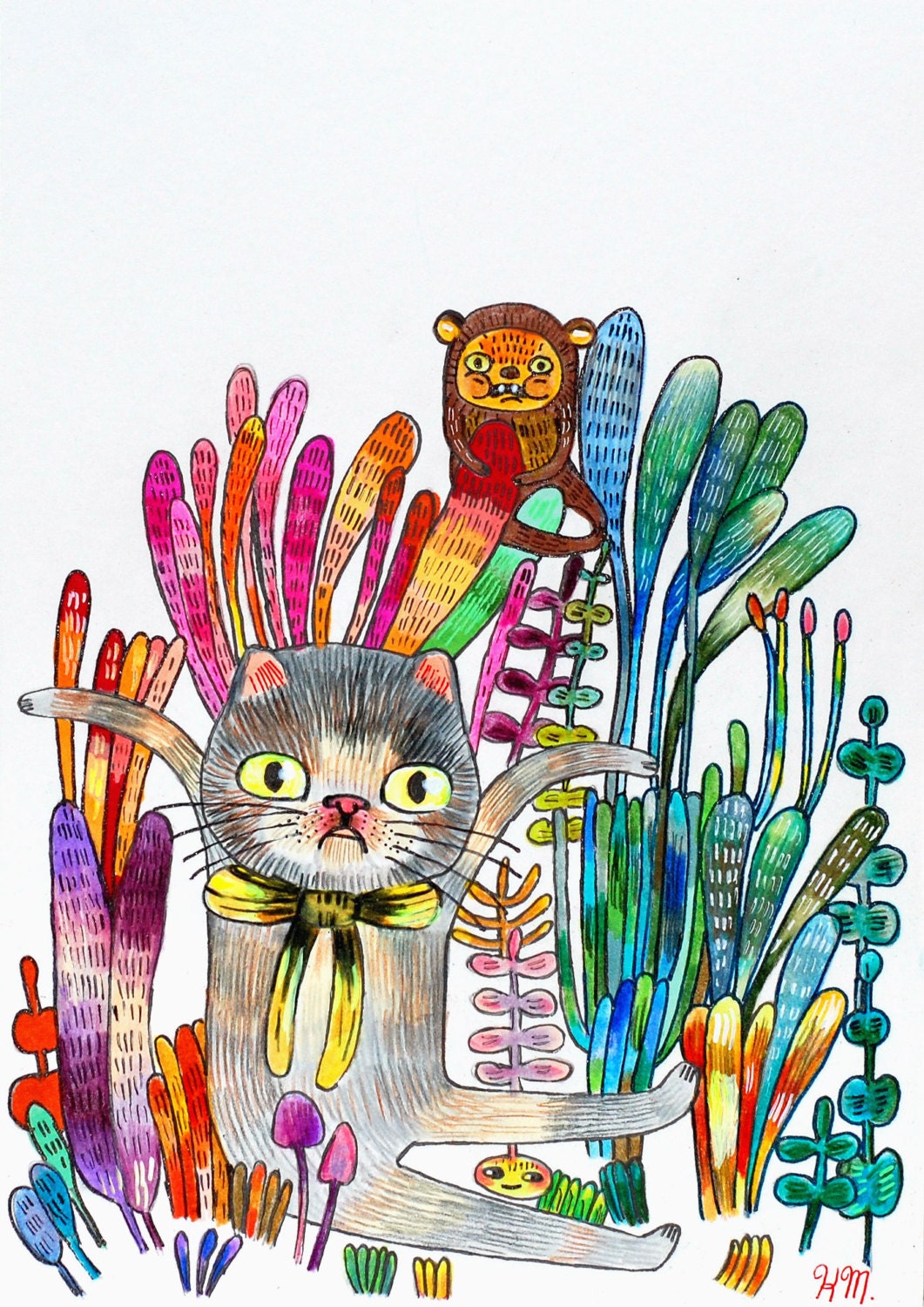yesterday (original drawing on paper)