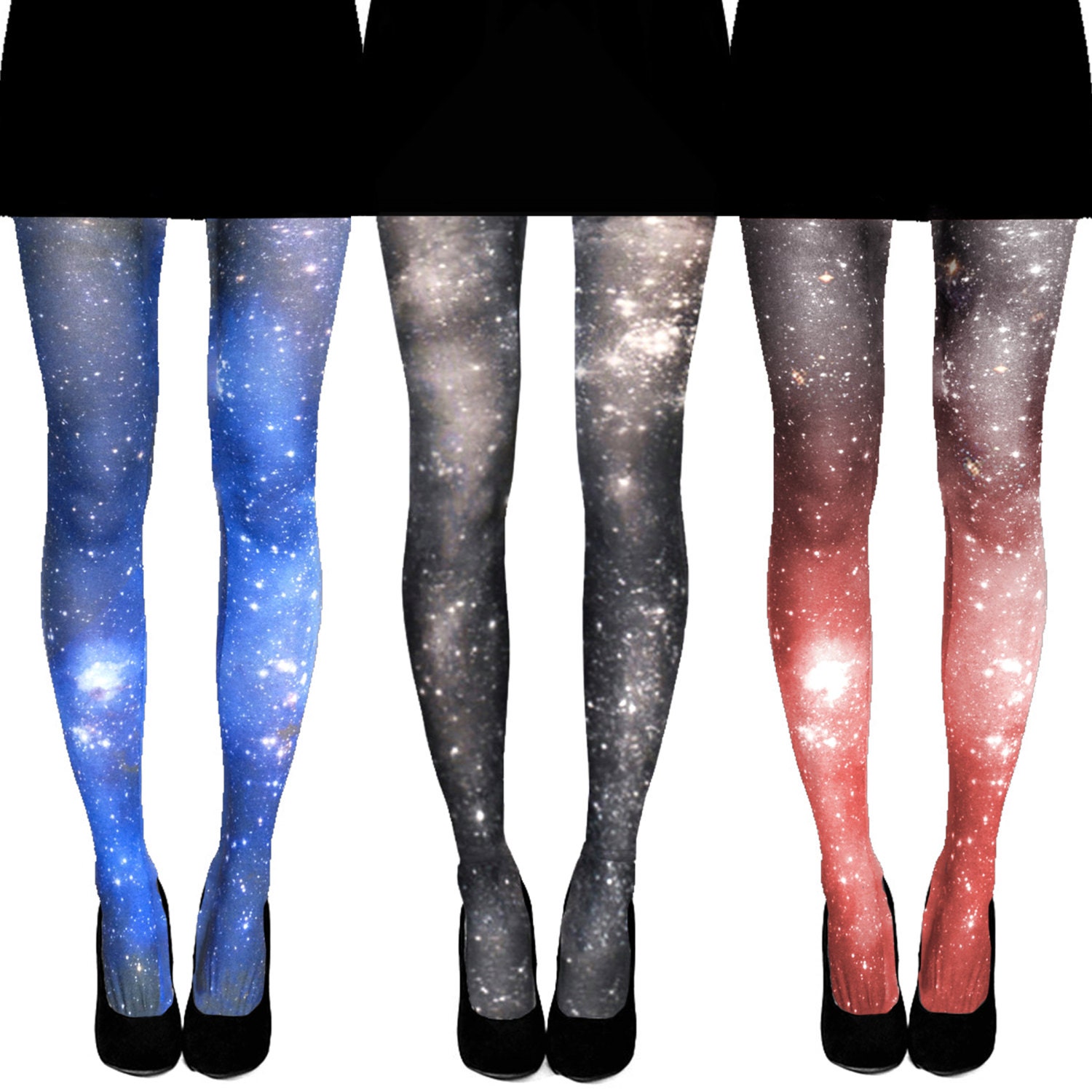 SPECIAL 3X Galaxy Tights Nebula Sheer Leggings Gift Set