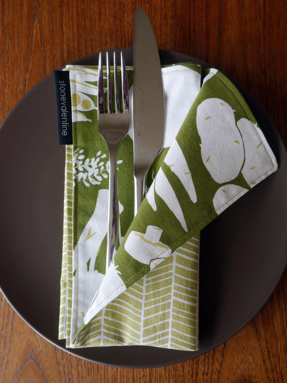 Custom reversible napkins