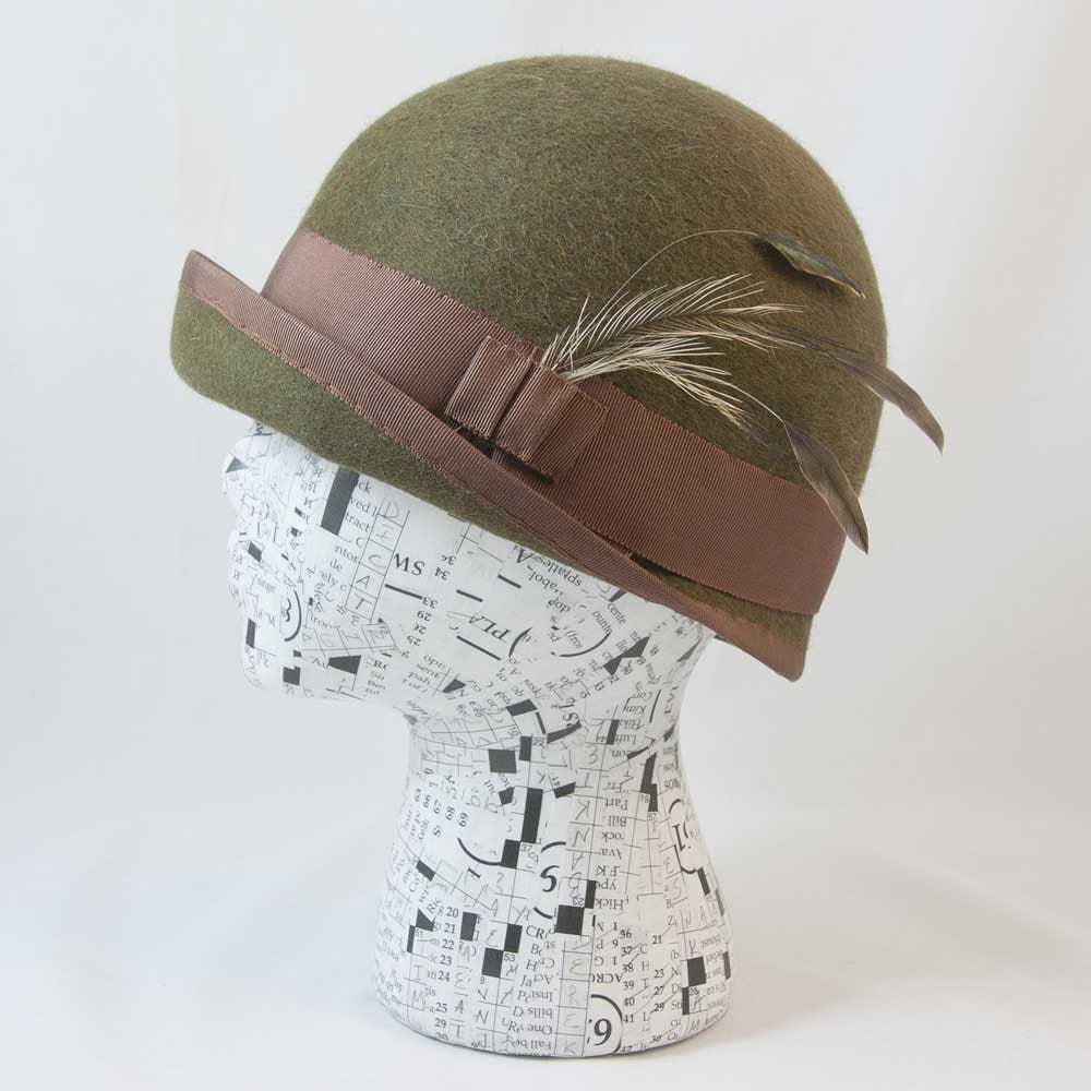 Cloche Forest Green : Trish