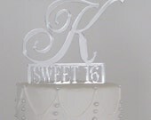 Sweet 16 Birthday Cake Topper