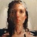 With the Sea, extra large Giclee poster print of original oil painting
