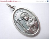 On Sale 25% Off Saint Rita of Cascia Catholic Medal