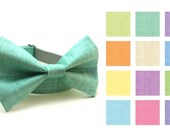 Dog Bow Tie Collar - Custom Color - Wedding