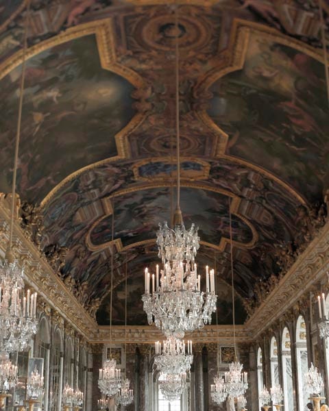 Paris Photography, Versailles Chandeliers, Paris Decor,  Hall of Mirrors, Paris Chandelier, for her, Gold, 8x10
