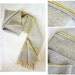L i n e s  Blanket.  Limited Edition Hand-Embroidered Wool Throw Blanket. Choose Your Embroidery Color