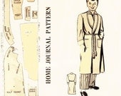 1940s Vintage Antique Sewing pattern Boys Robe or Dressing Gown Size 8 Chest 26 inches UNUSED FF