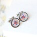 Compass cuff links, traveler, men accessory, for him, fathers day, wanderlust cufflinks