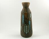 Large Tilgmans Keramik Fat Lava Vase - Made in Sweden