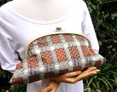 African print Cotton Maxi Clutch
