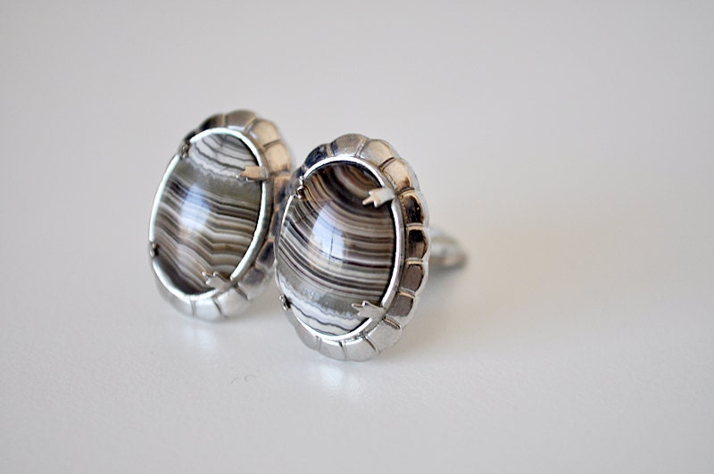 Vintage Stone Cufflinks