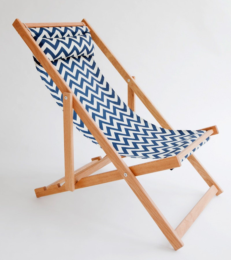 Huron Deck Chair, sling chair, handmade outdoor furniture