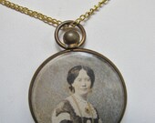 Victorian Double Sided Photo Locket Pendant